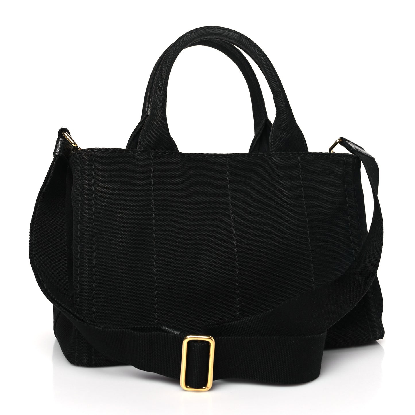 Canapa Small Logo Tote Black