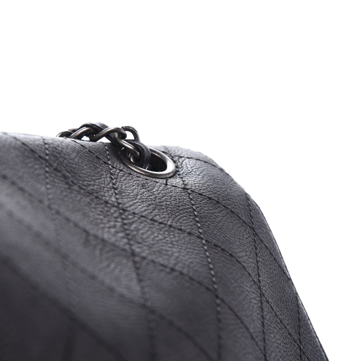 Chanel Calfskin Coco Twin Large Flap Black 9 of 13