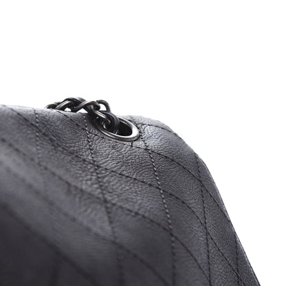 Chanel Calfskin Coco Twin Large Flap Black 9 of 13