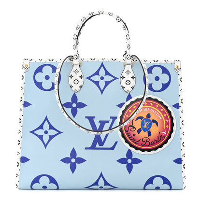 Louis Vuitton Monogram Giant Hawaii Onthego Blue 1 of 11