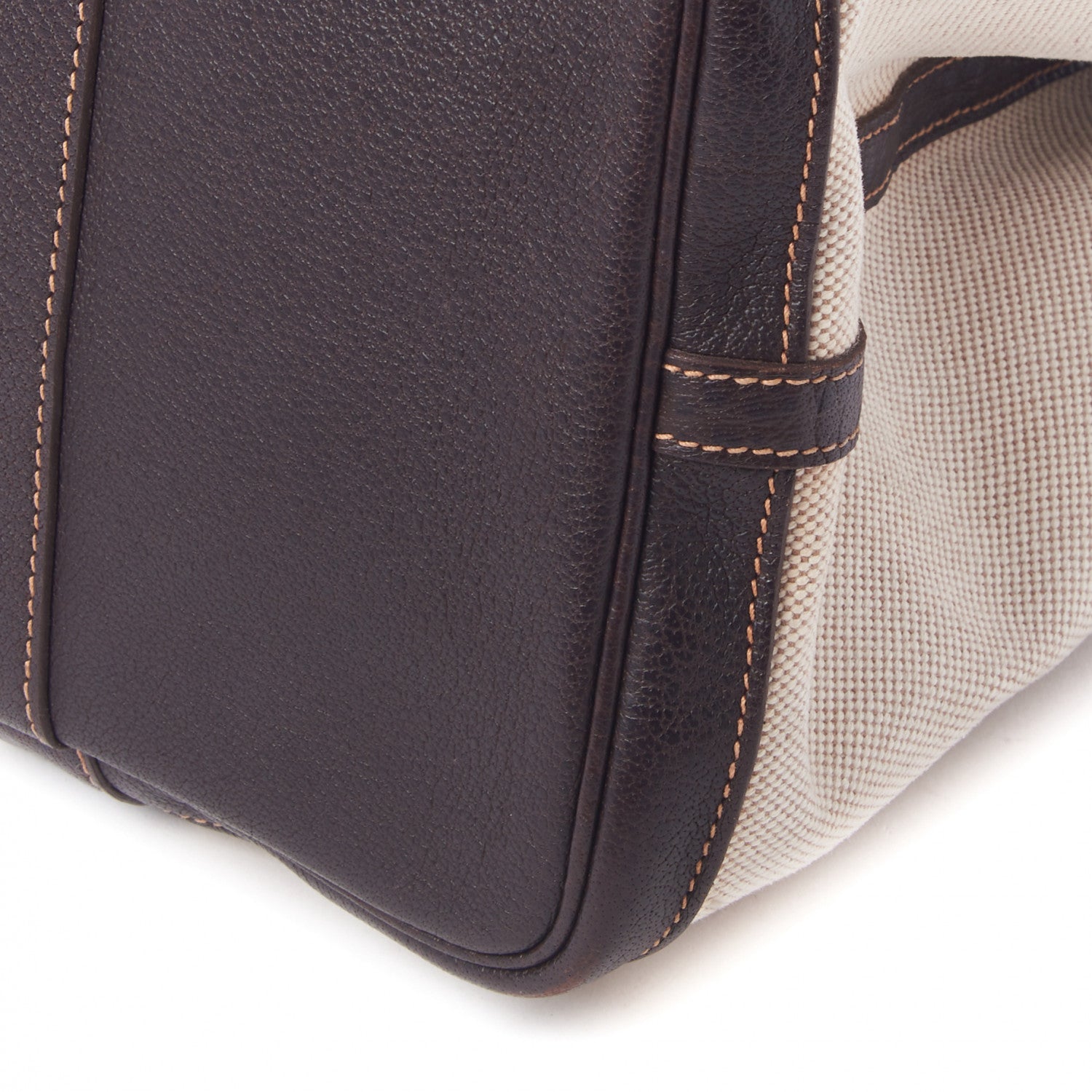 Hermes Toile Buffle Gala Garden Party Tote 36 MM Marron Fonce 5 of 8