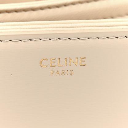 Celine Shiny Calfskin Small Triomphe Vanilla 6 of 14