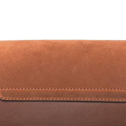 Chloe Suede Calfskin Small Faye Shoulder Bag Tobacco 7 of 12