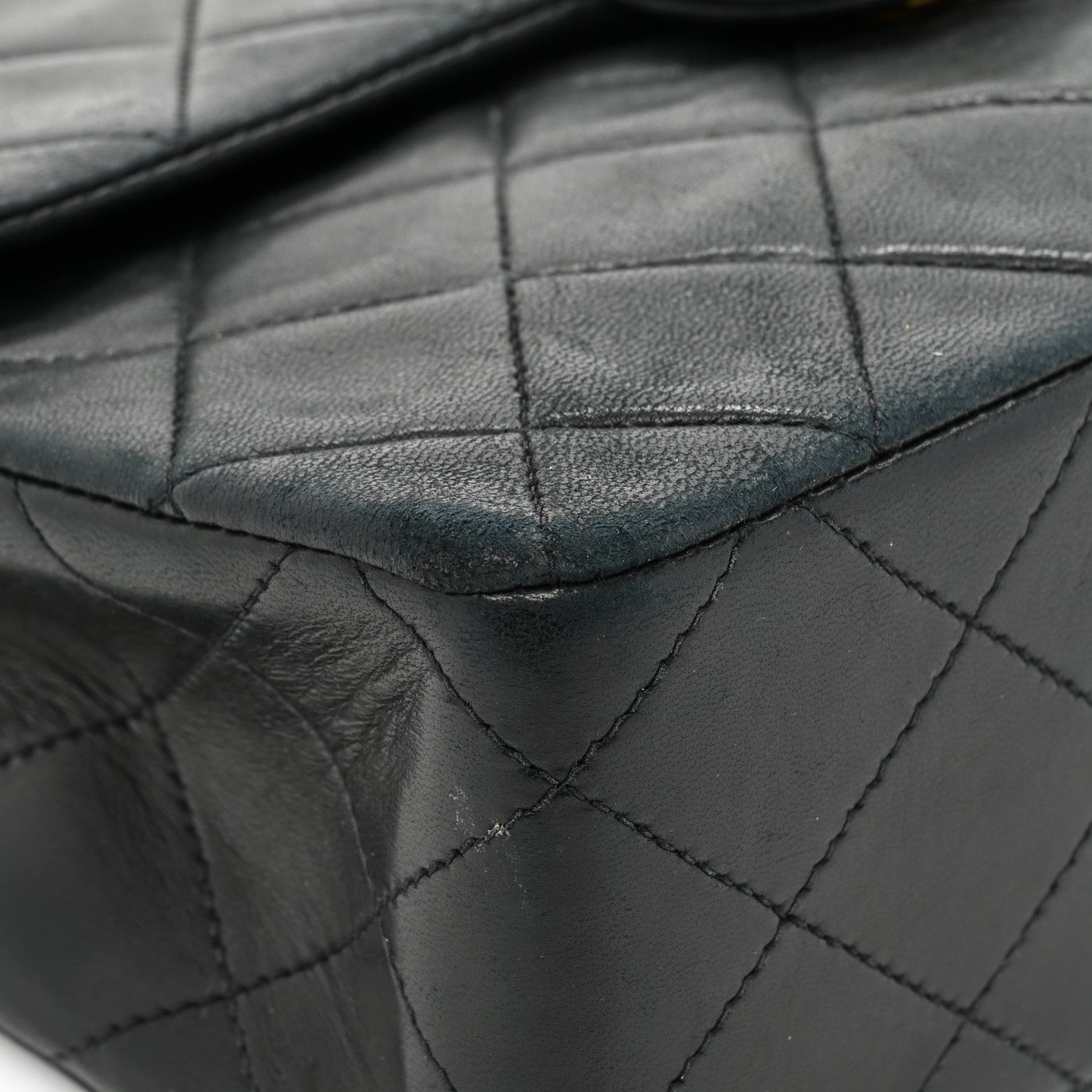 Chanel Lambskin Quilted Mini Square Flap Bag Black 11 of 16