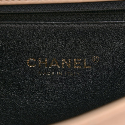 Chanel Caviar Quilted Small CC Filigree Flap Beige Black 6 of 11