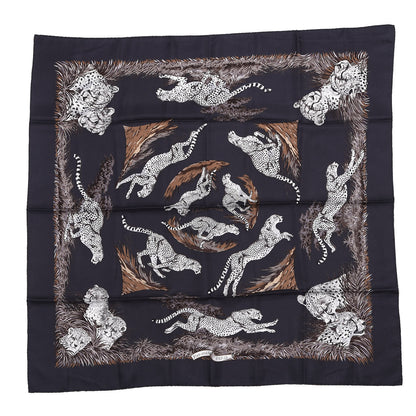 Hermes Silk Guepards Scarf 90 1 of 5