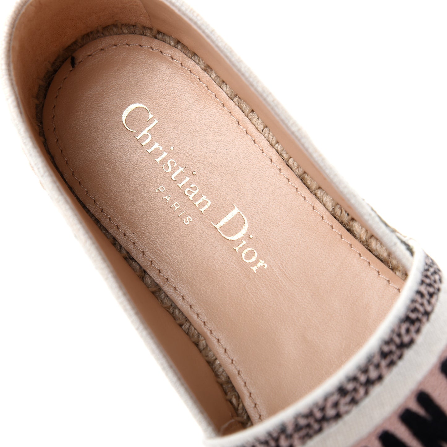 Canvas Rose Mutabilis Embroidered Granville Espadrilles 37 Multicolor