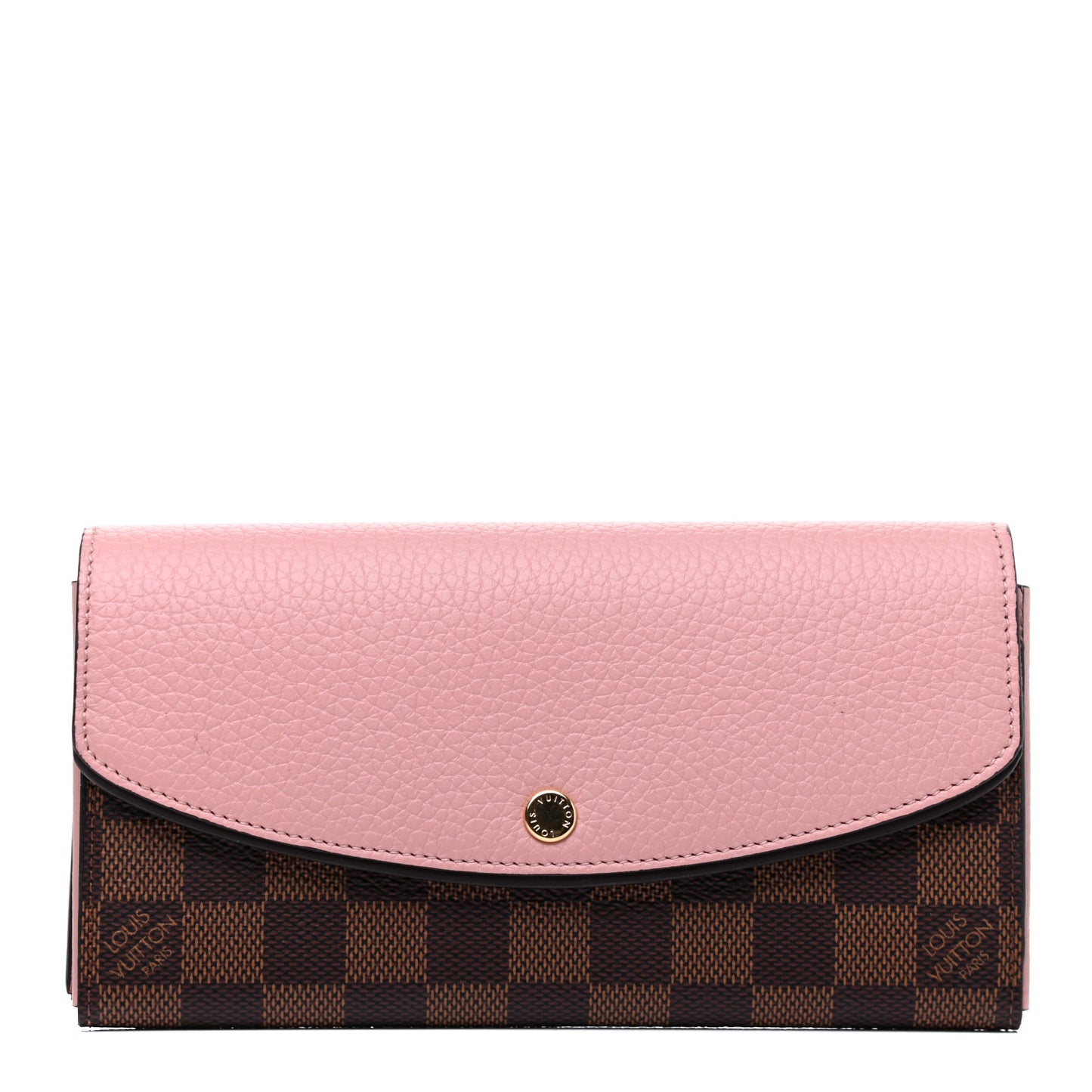 Damier Ebene Normandy Wallet Rose Ballerine