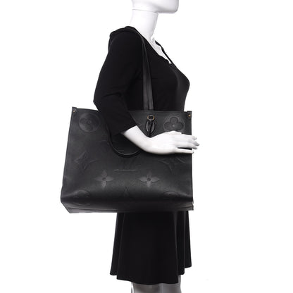 Louis Vuitton Empreinte Monogram Giant Onthego GM Black 3 of 11