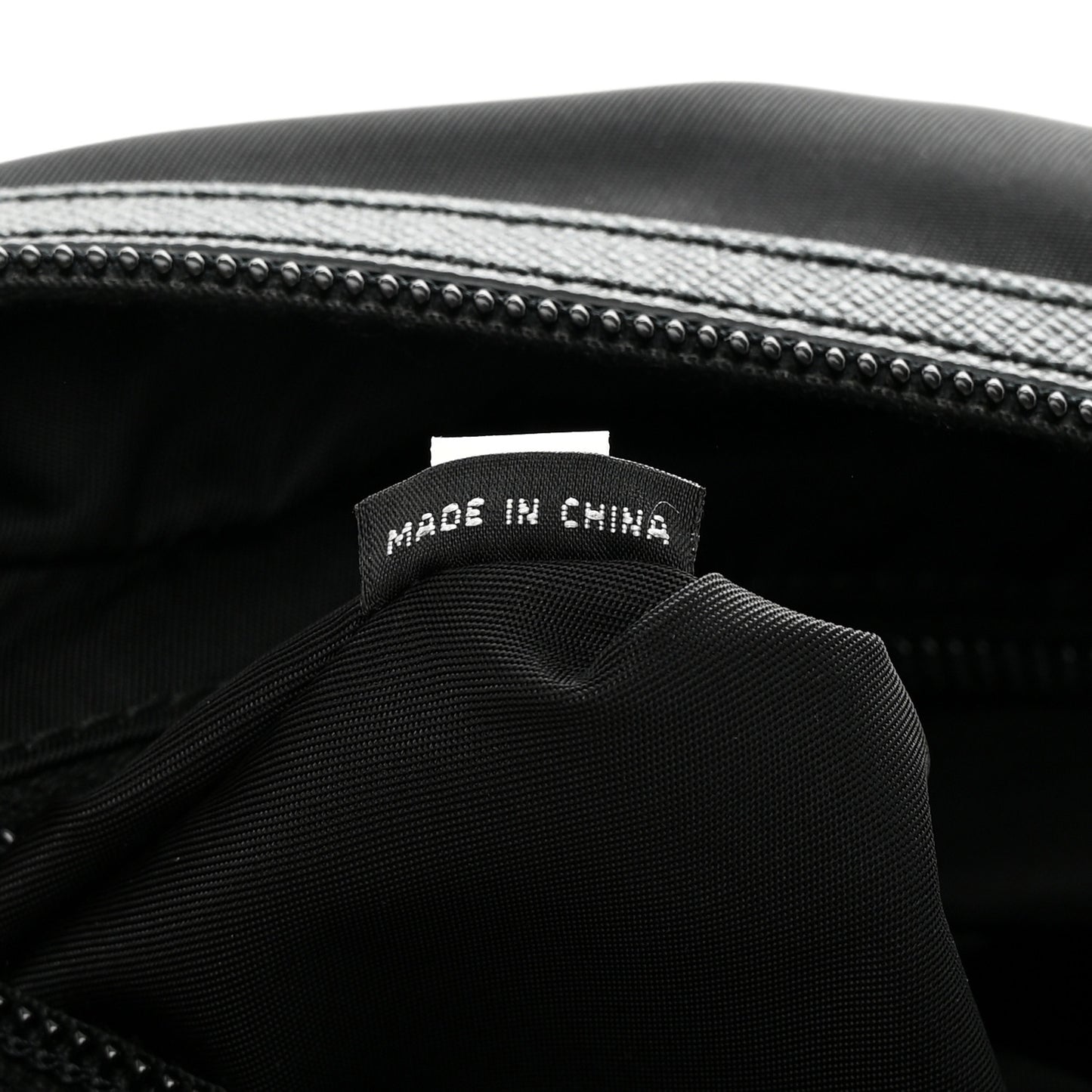 Re-Nylon Saffiano Travel Pouch Black