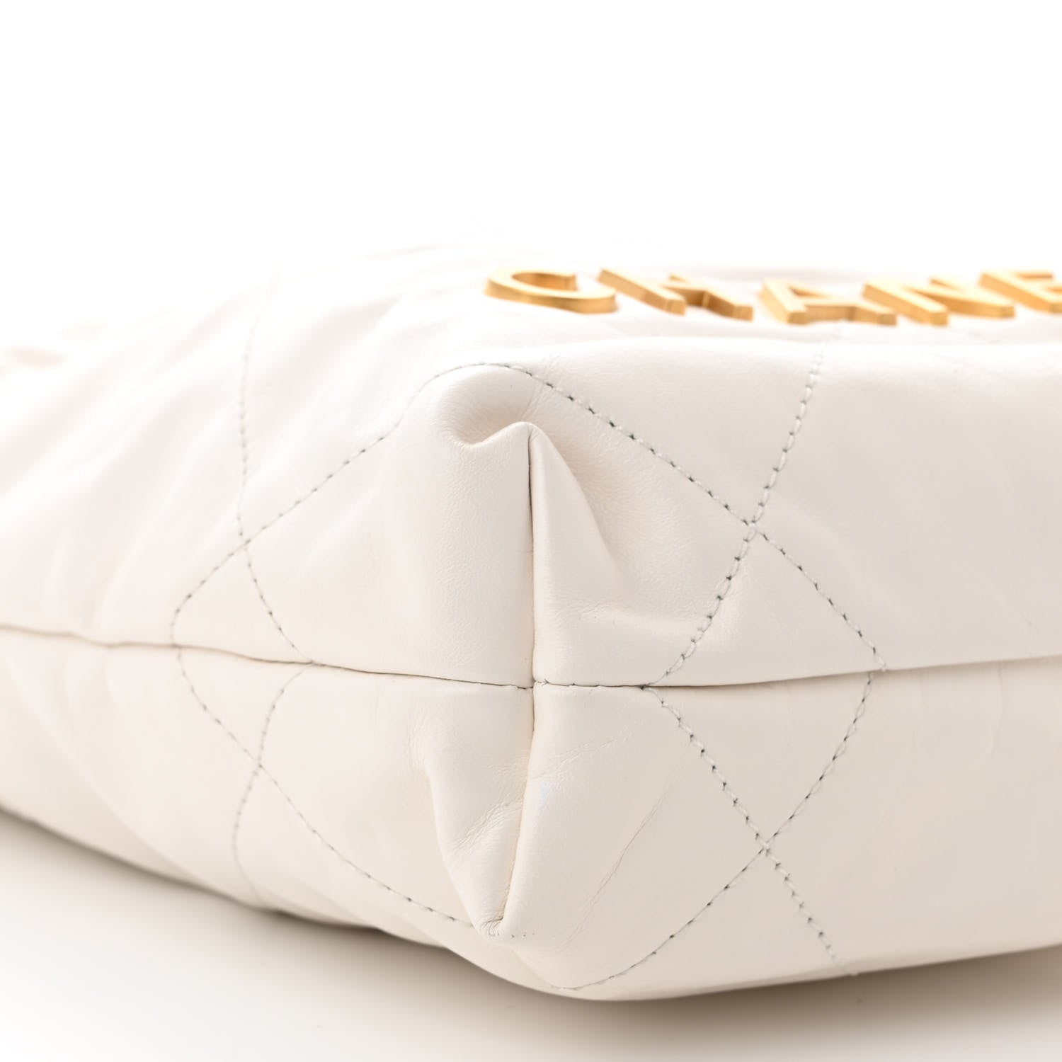Chanel Shiny Calfskin Quilted Mini Chanel 22 White 9 of 12