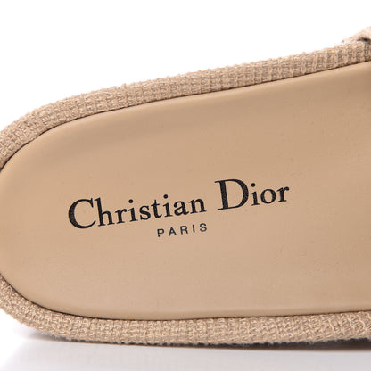 Christian Dior Oblique D-Way Platform Sandal 39 Black Creme 7 of 9
