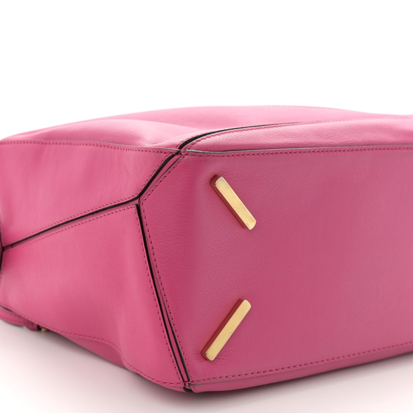 Calfskin Small Puzzle Bag Fuchsia