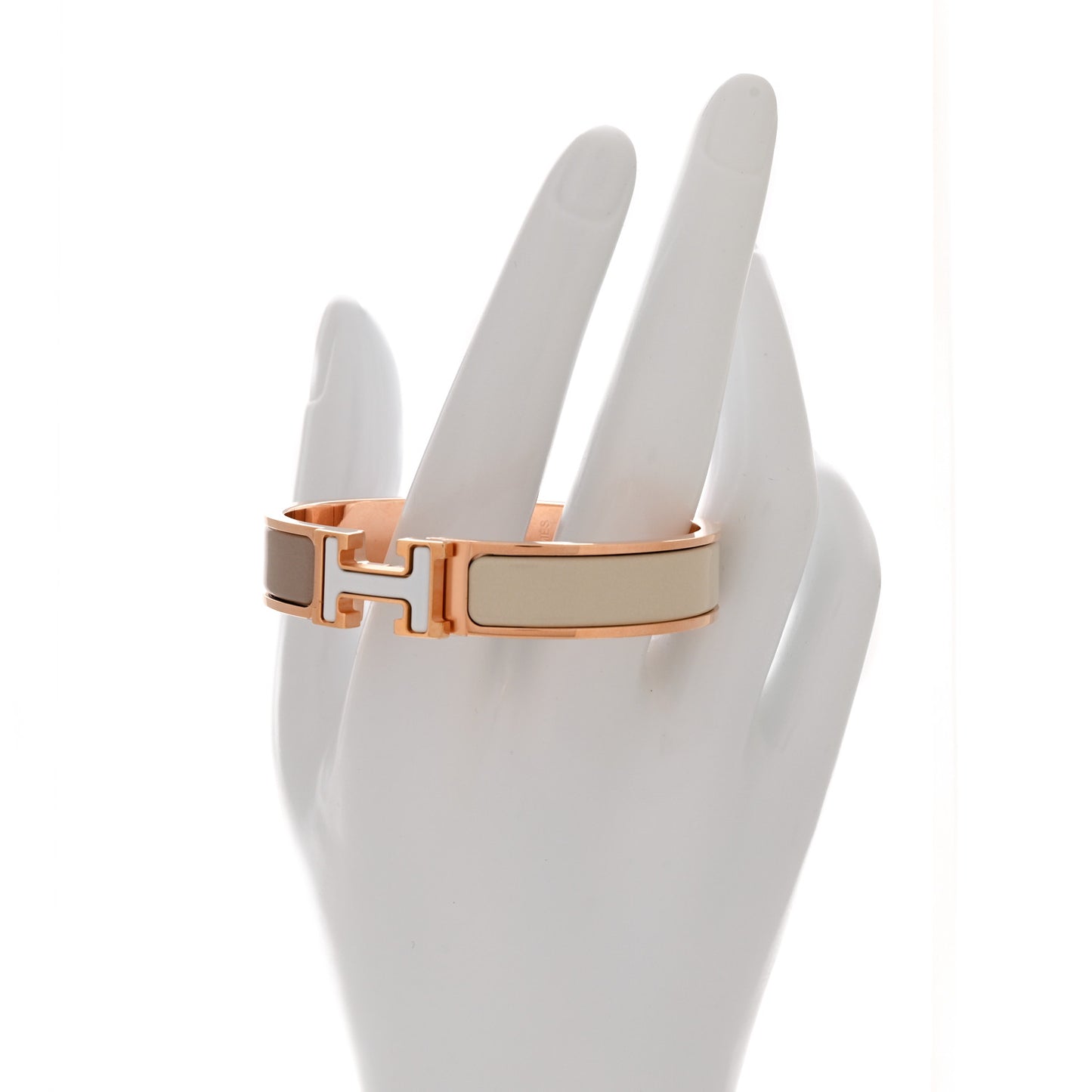 Enamel Printed Narrow Color Block Clic Clac H Bracelet PM Systeme