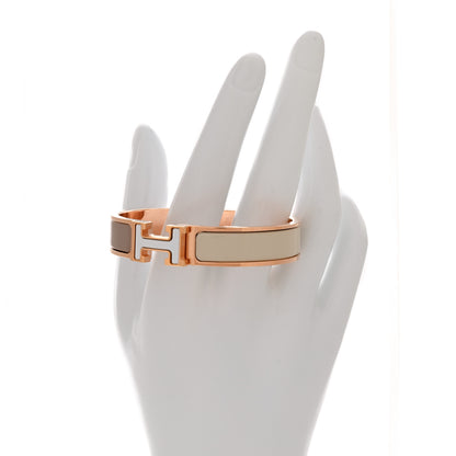 Hermes Enamel Printed Narrow Color Block Clic Clac H Bracelet PM Systeme 2 of 5