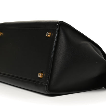 Celine Bullhide Calfskin Medium Ring Bag Black 9 of 11