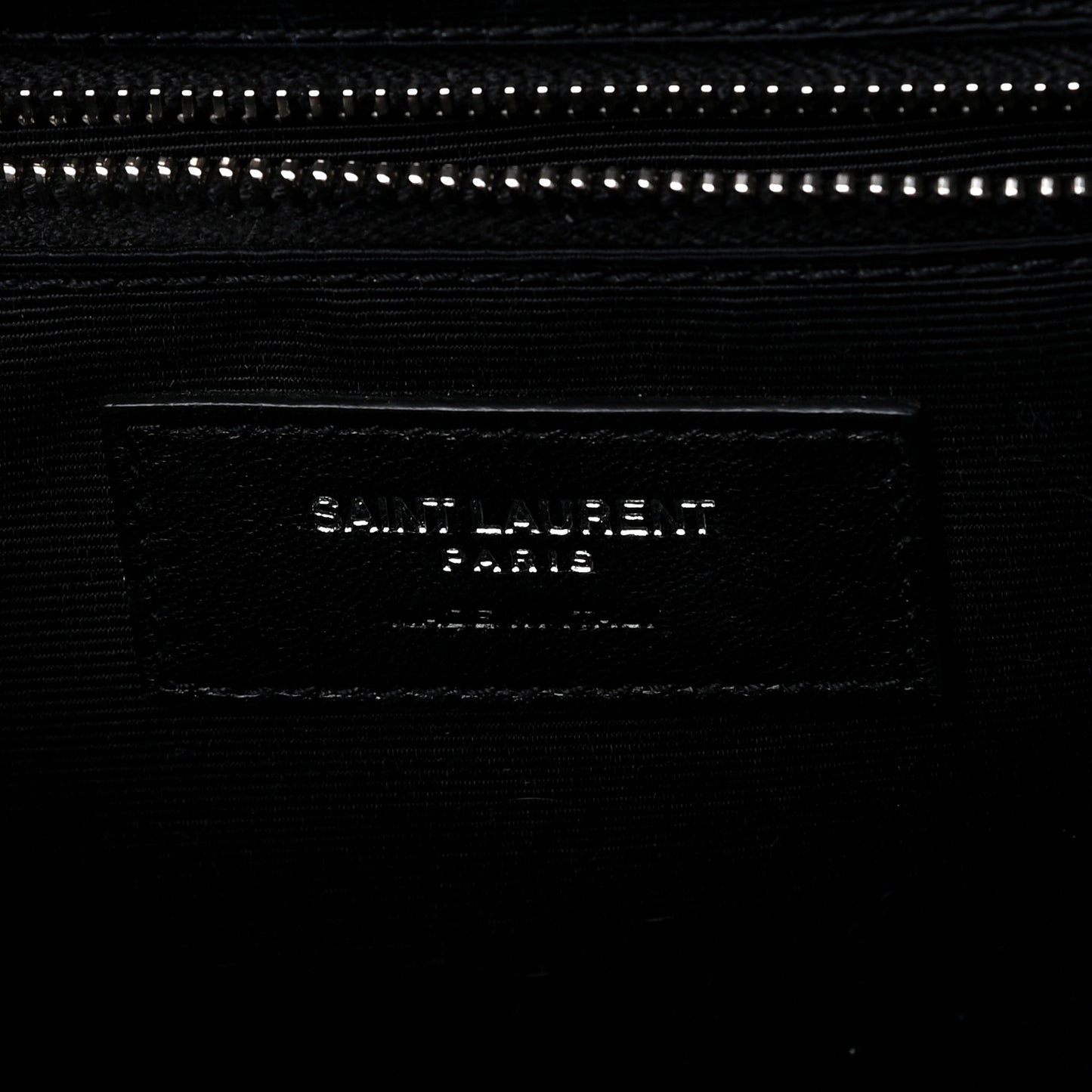 Grain De Poudre Textured Mixed Matelasse Large Triquilt Monogram Satchel Asphalt