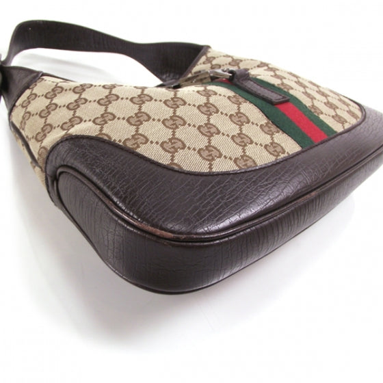 Gucci Monogram GG Signature Jackie O Hobo 5 of 13