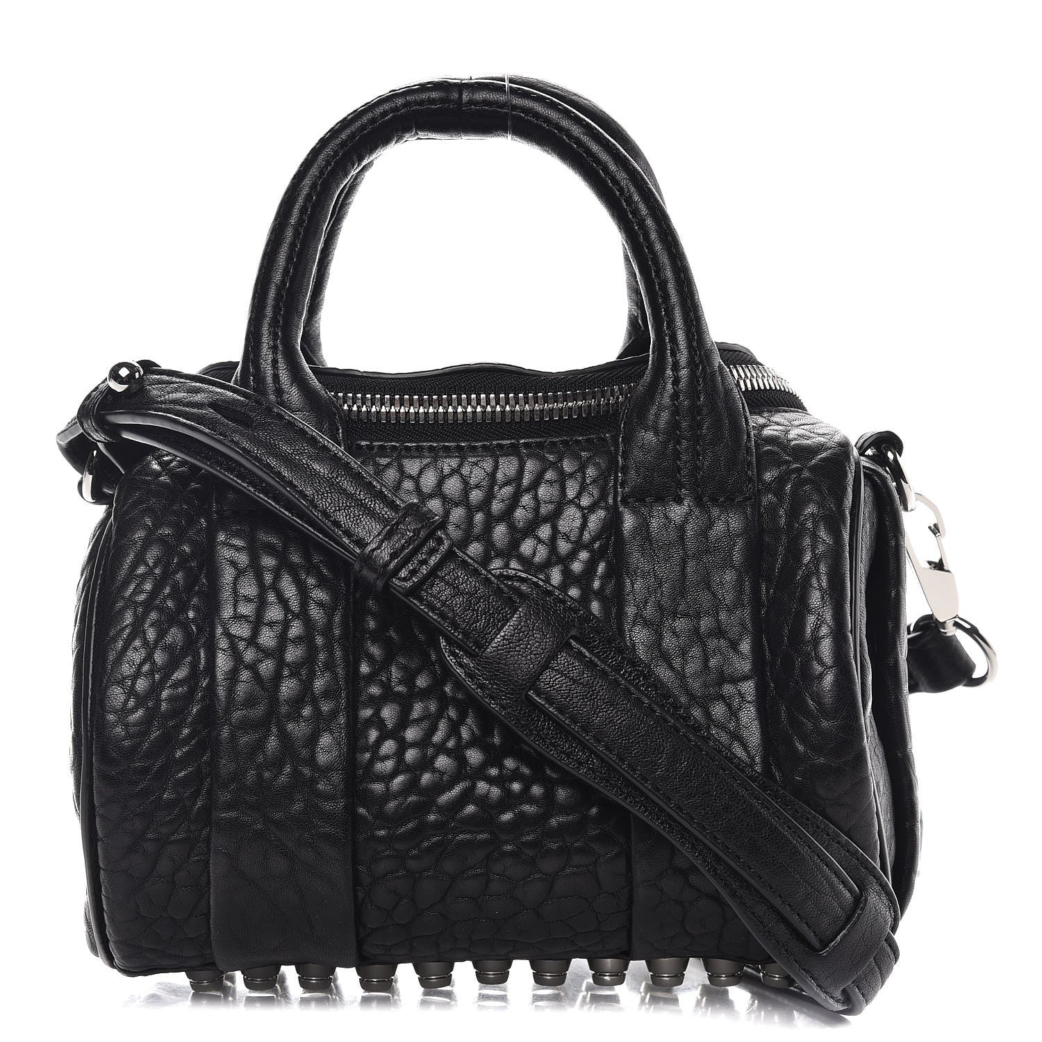 Alexander Wang Pebbled Lambskin Mini Rockie Black Rhodium Hardware 1 of 7