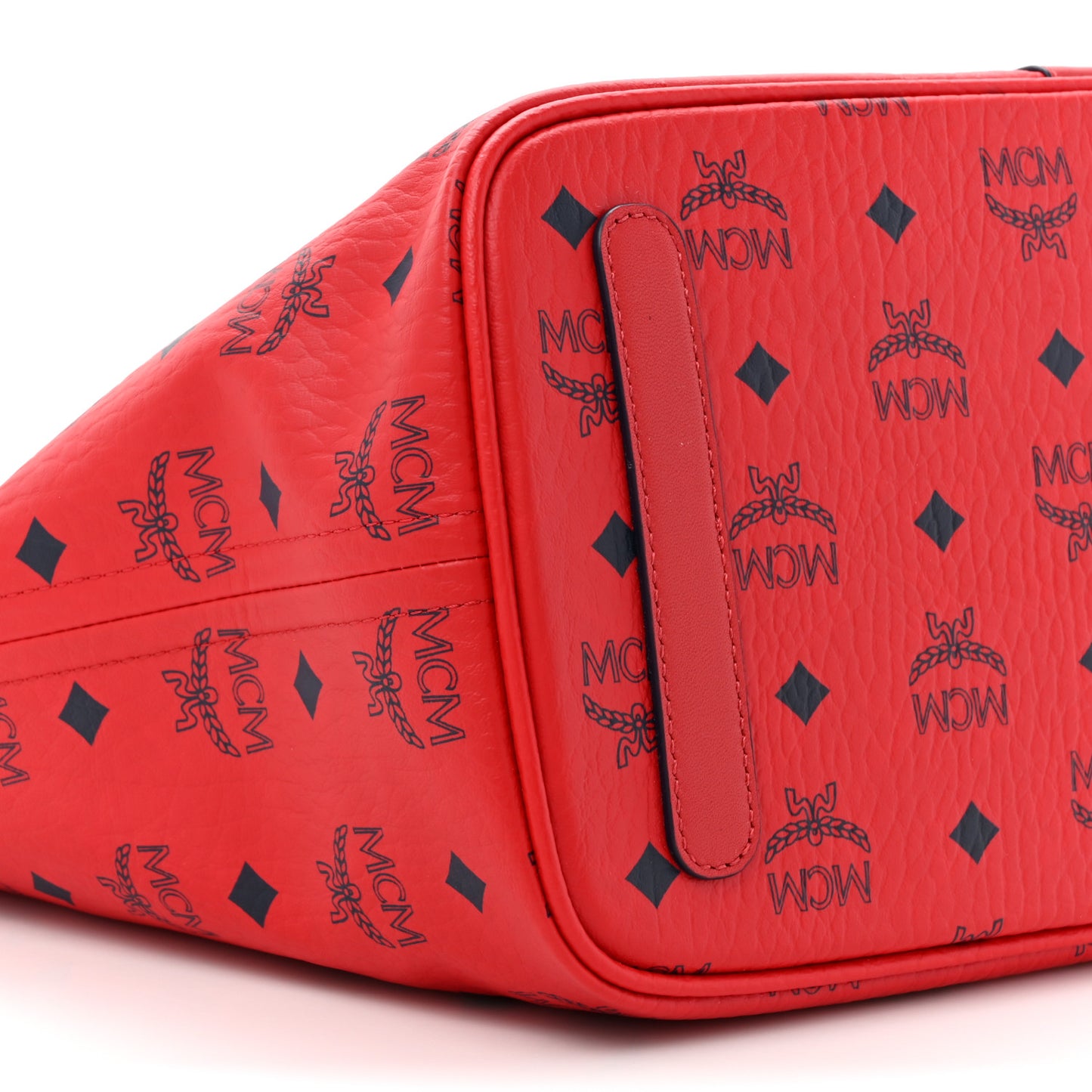 Visetos Medium Liz Reversible Shopper Tote Candy Red