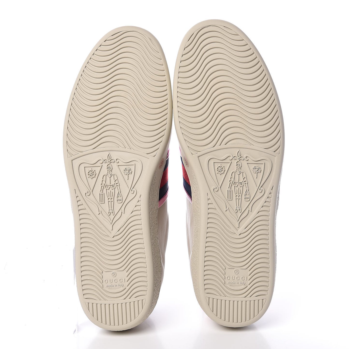 Calfskin Ayers Web Flames Embroidered Mens Ace Sneakers 10.5 Off White