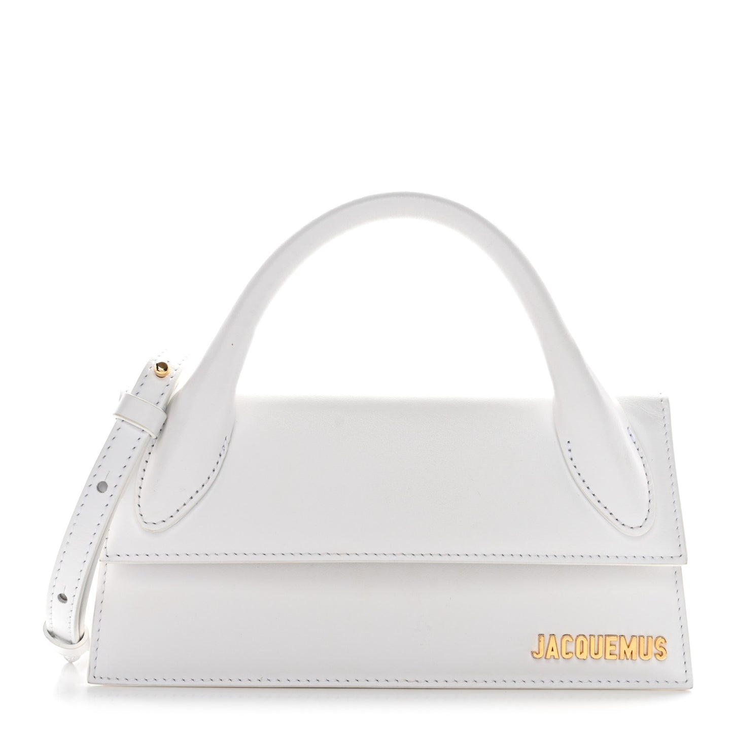 Smooth Calfskin Le Chiquito Long White