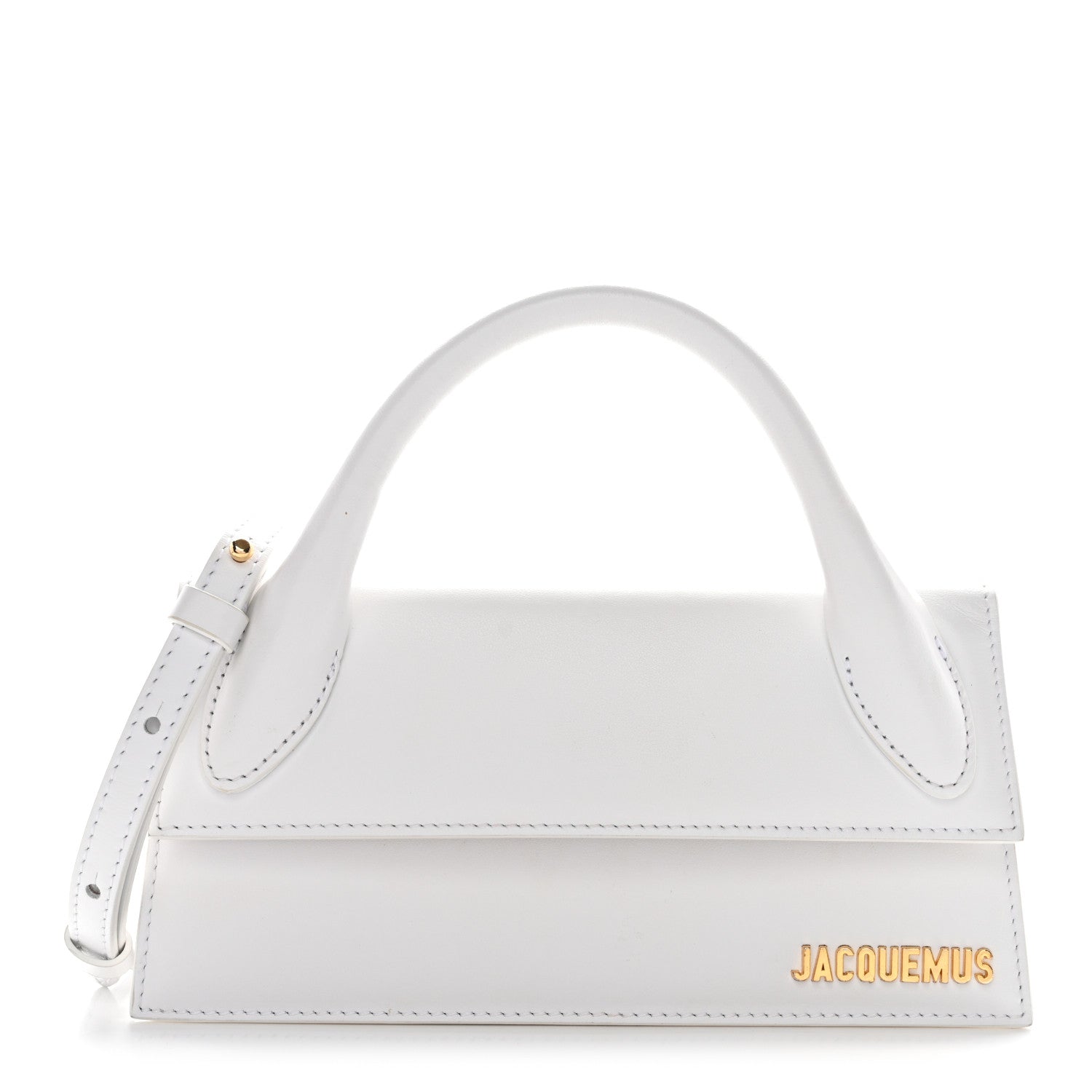 Jacquemus Smooth Calfskin Le Chiquito Long White 1 of 10