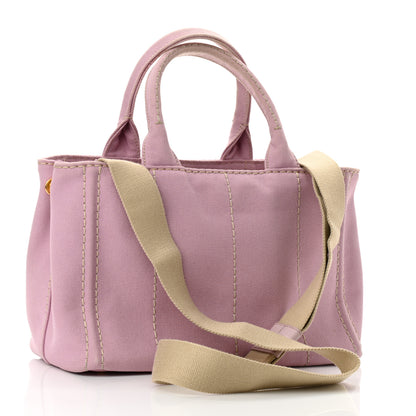 Prada Canapa Small Logo Tote Alabastro 3 of 9