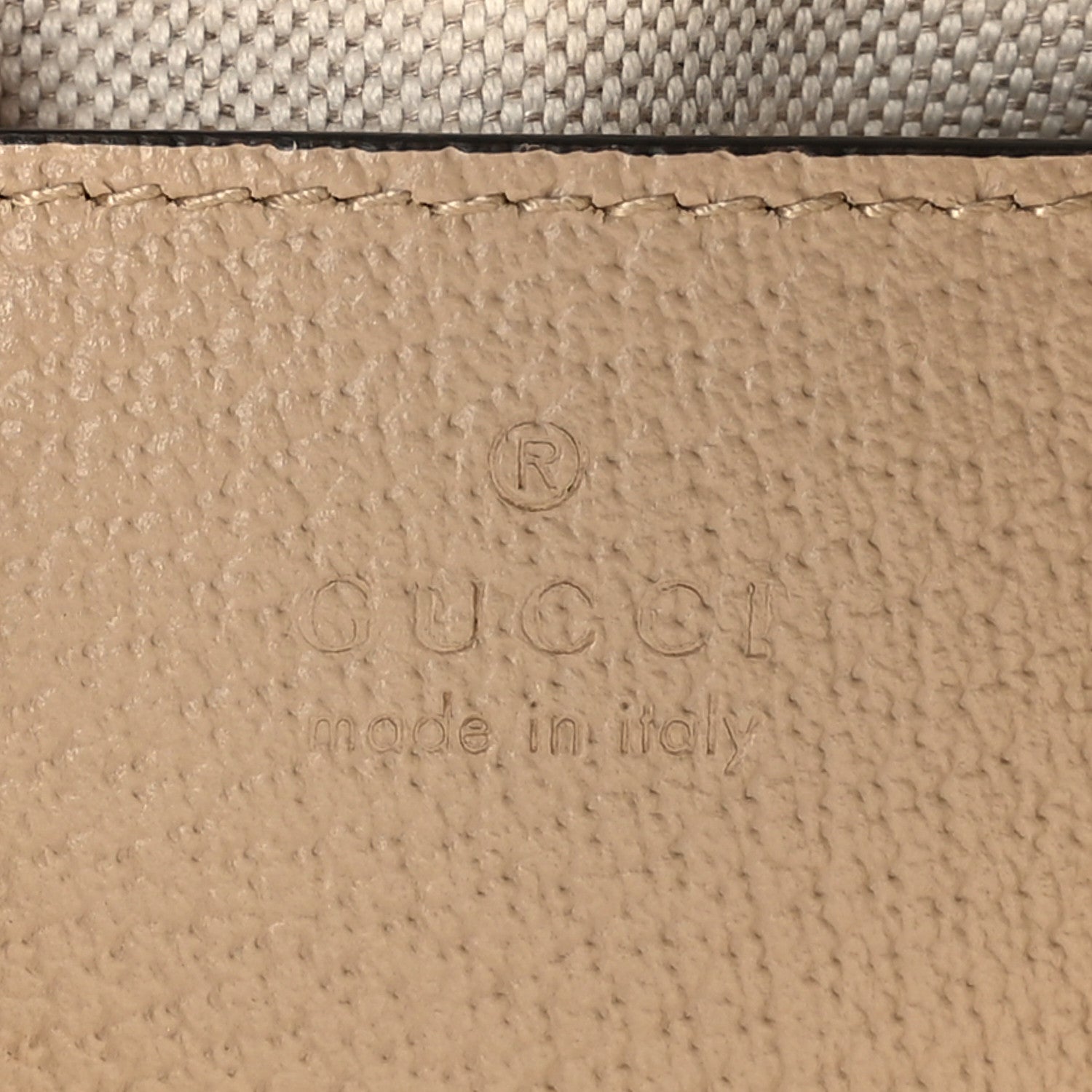 Gucci GG Supreme Monogram Textured Dollar Calfskin Web Small Ophidia Dome Shoulder Beige Mystic White Oatmeal 6 of 9
