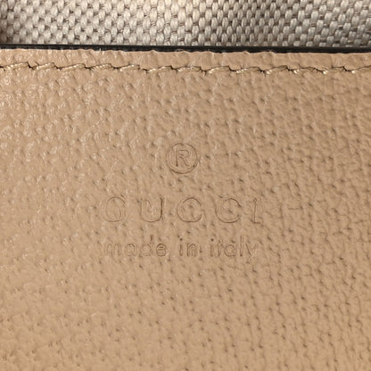 Gucci GG Supreme Monogram Textured Dollar Calfskin Web Small Ophidia Dome Shoulder Beige Mystic White Oatmeal 6 of 9