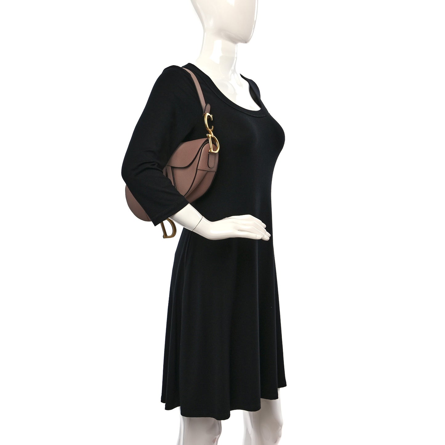 Grained Calfskin Saddle Bag Fard