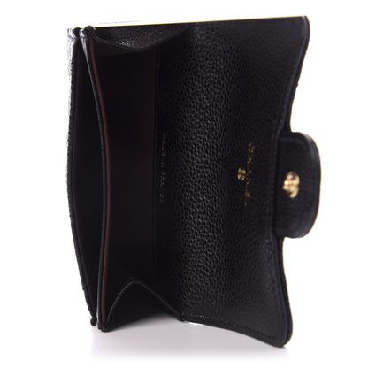 Chanel Caviar Quilted Flap Card Holder Wallet Black 5 of 10