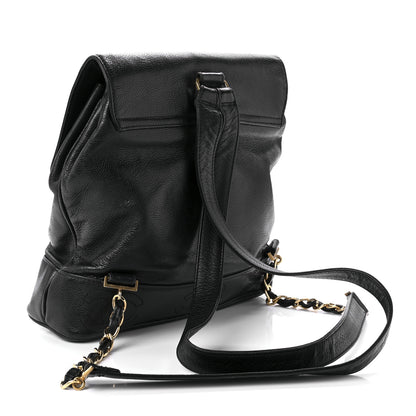 Chanel Caviar CC Backpack Black 3 of 9