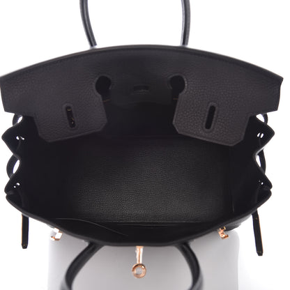 Hermes Togo Birkin 25 Black 8 of 37