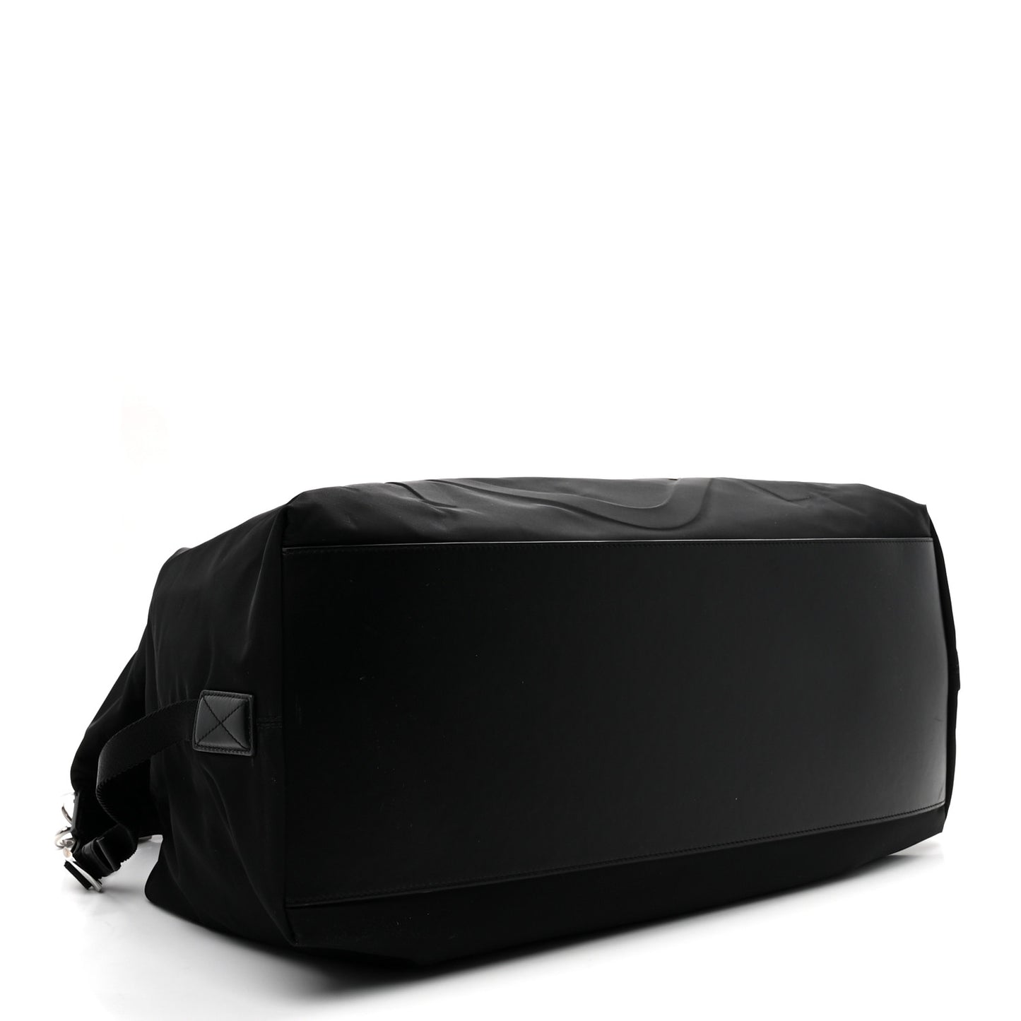Nylon Signature Duffle  Black