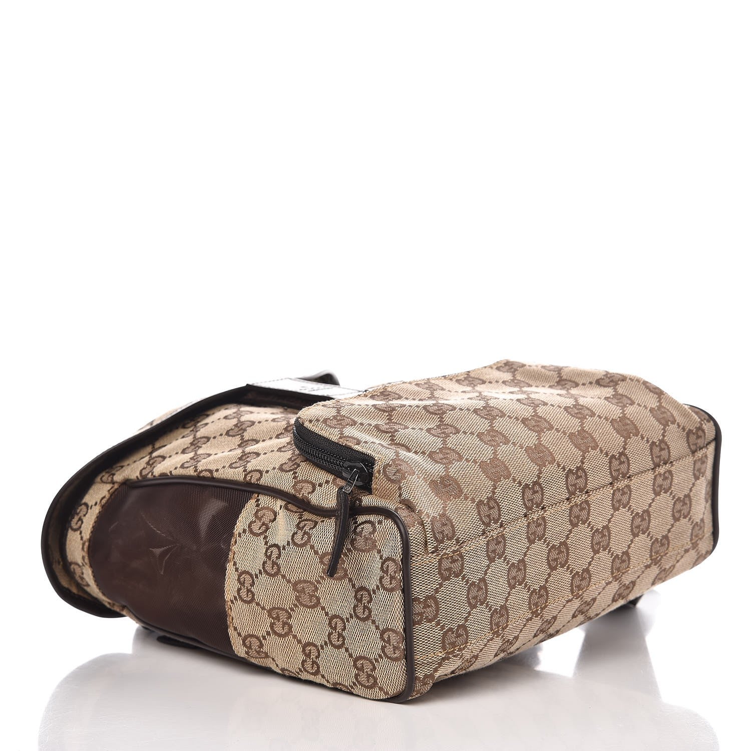 Gucci Monogram Flap Backpack Dark Brown 4 of 8