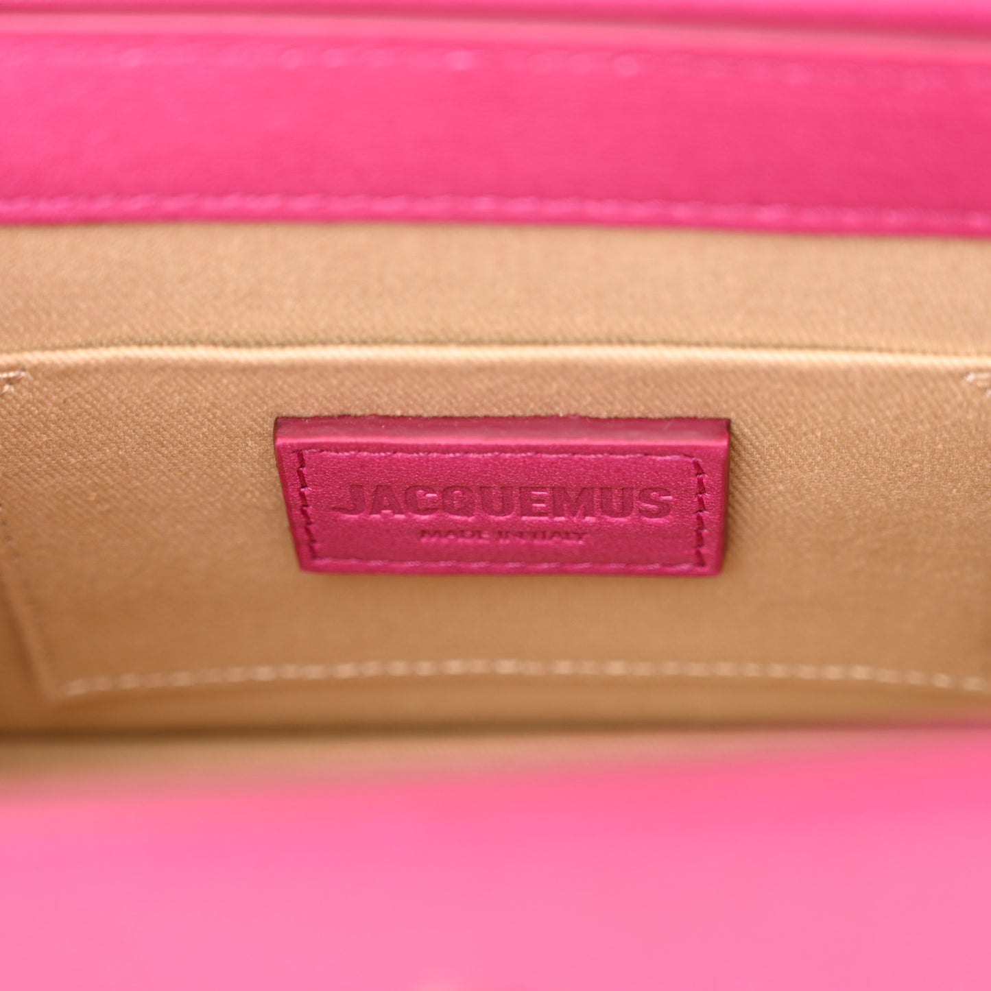 Calfskin Le Chiquito Moyen Dark Pink