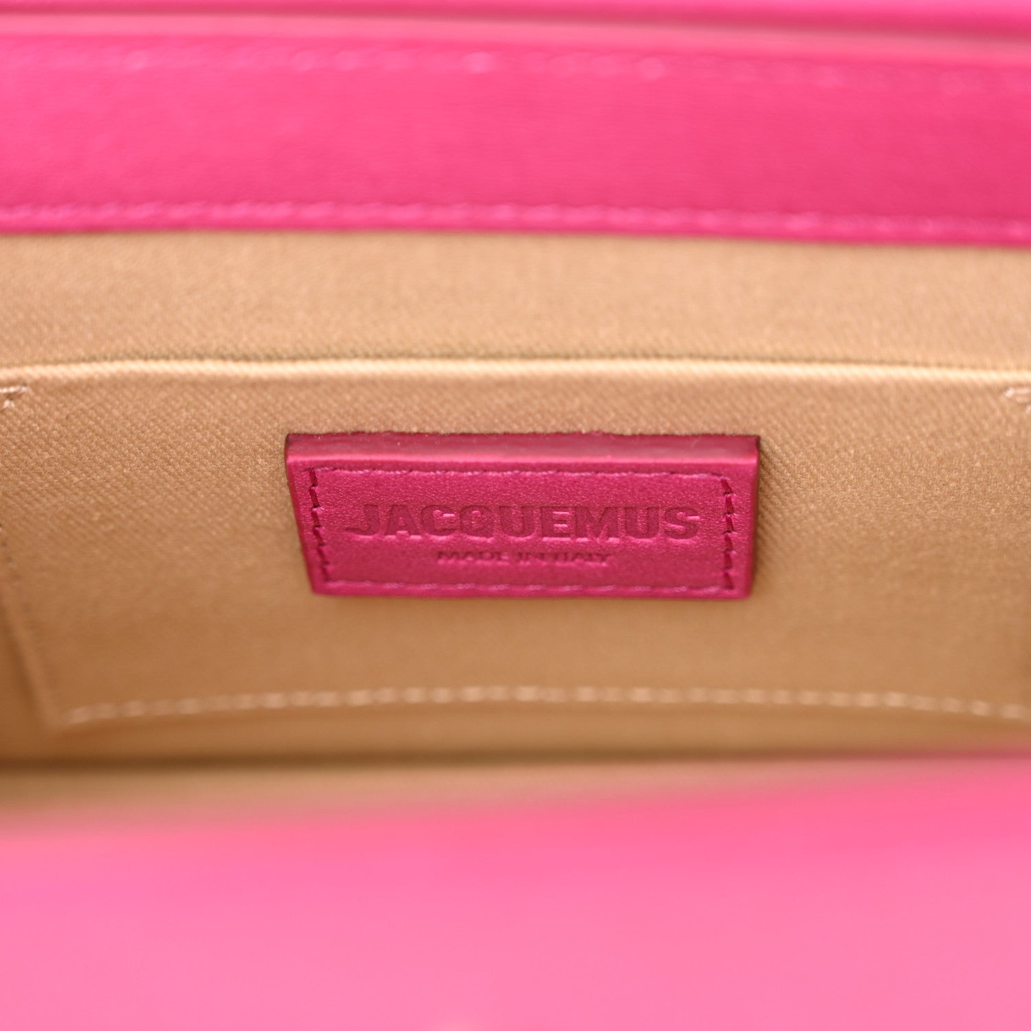 Jacquemus Calfskin Le Chiquito Moyen Dark Pink 6 of 10