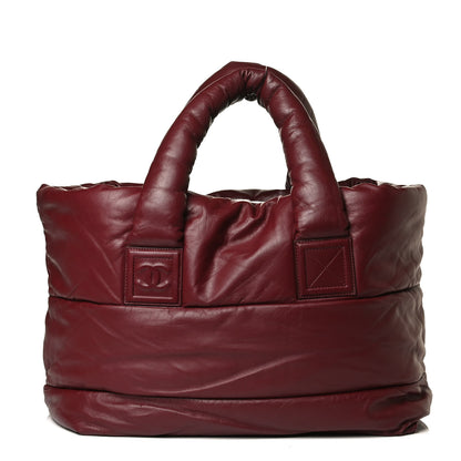 Chanel Lambskin Quilted Medium Coco Cocoon Reversible Tote Black 1 of 13