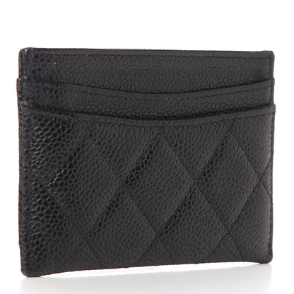 Chanel Caviar Quilted Card Holder Black 3 of 8