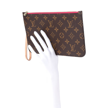 Louis Vuitton Monogram Neverfull MM GM Pochette Pivoine 2 of 10