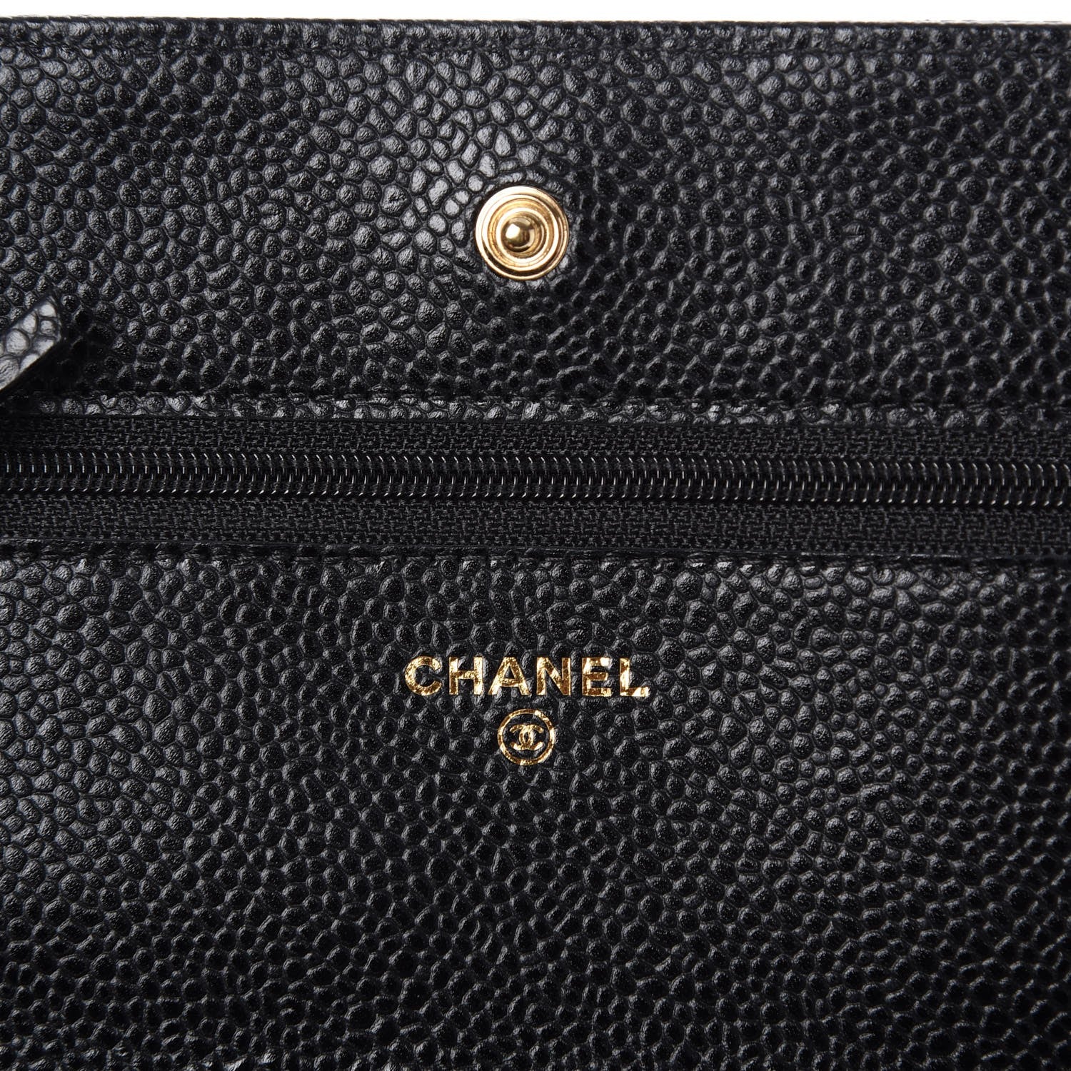 Chanel Caviar Quilted Wallet On Chain WOC Black 6 of 11