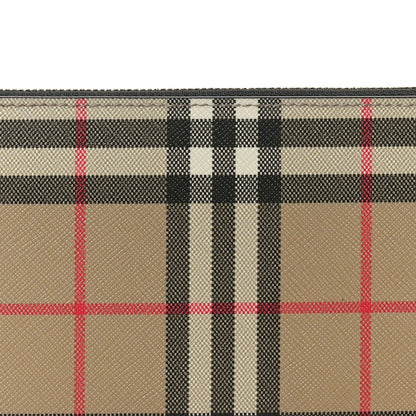 Burberry Vintage Check Elmore Zip Around Wallet Black 7 of 8