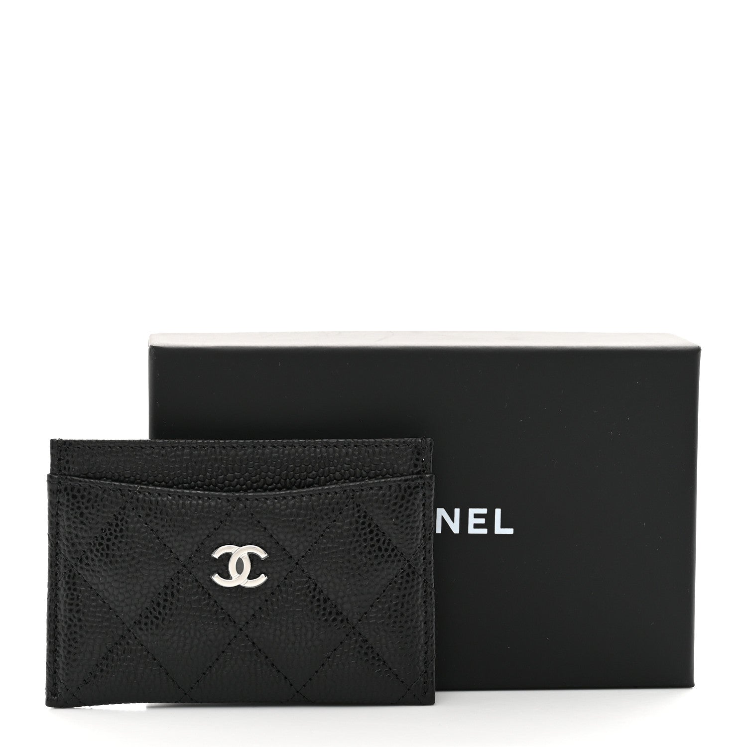 Chanel Caviar Quilted Card Holder Black 8 of 8