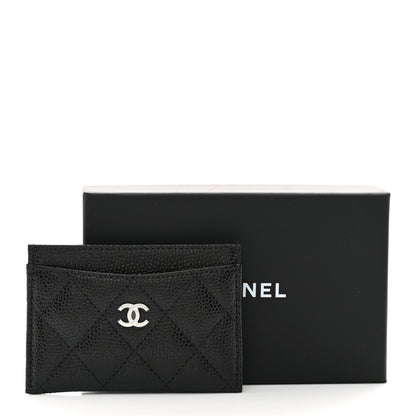 Chanel Caviar Quilted Card Holder Black 8 of 8