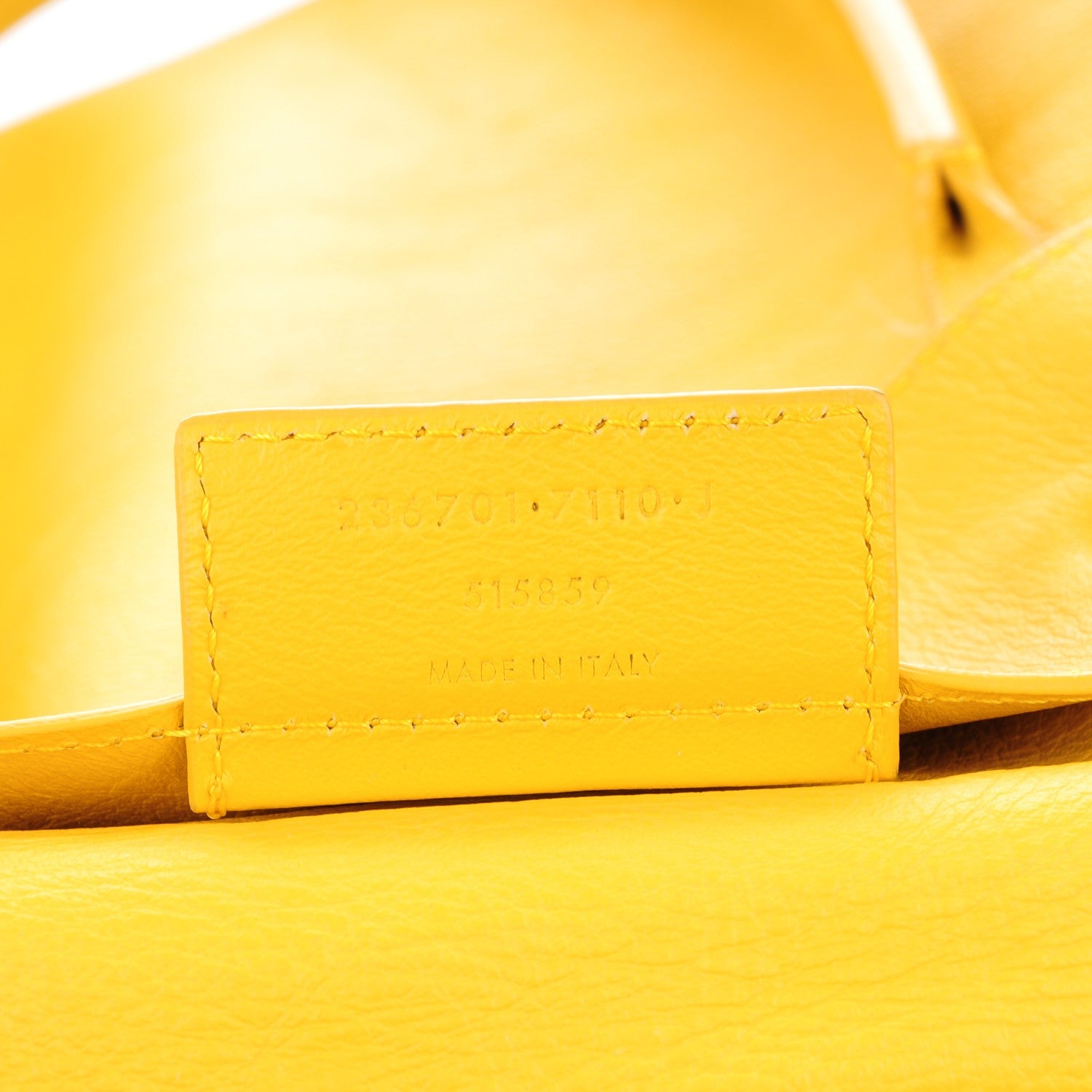 Balenciaga Supple Calfskin Papier A4 Zip Around Tote Jaune Soleil 7 of 8