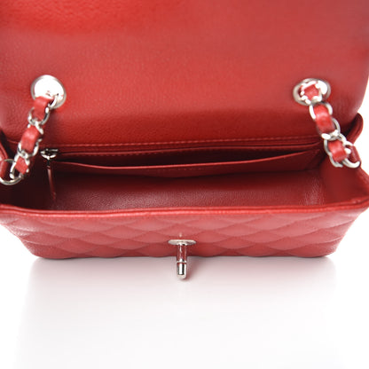 Chanel Caviar Quilted Mini Rectangular Flap Red 7 of 10