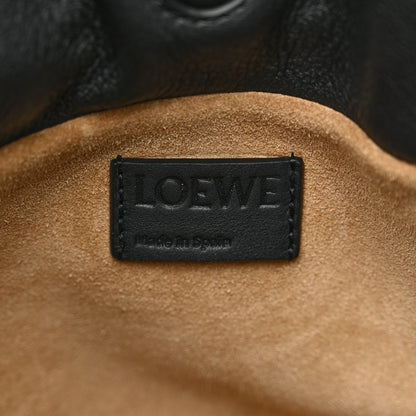 Loewe Calfskin Mini Flamenco Knot Clutch Black 6 of 10