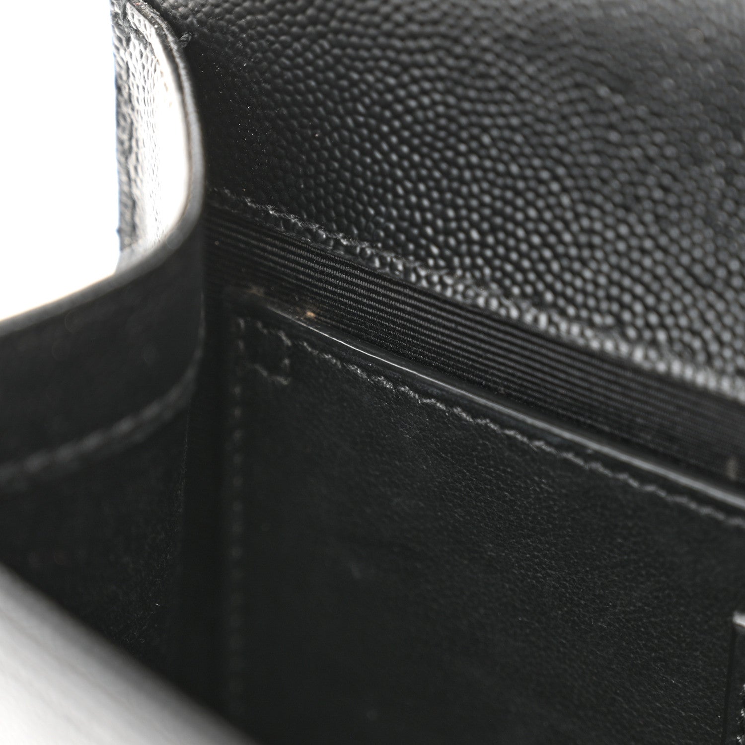 Saint Laurent Grain De Poudre Small Classic Monogram Kate Tassel Satchel Black 7 of 13