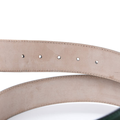 Gucci Guccissima Signature Interlocking G 40mm Belt 100 40 Verde 4 of 8